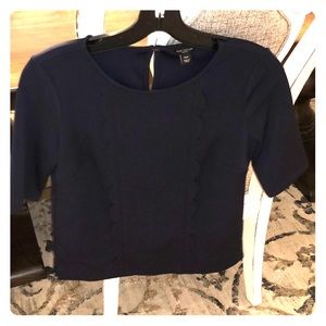 XXSP navy Ann Taylor top